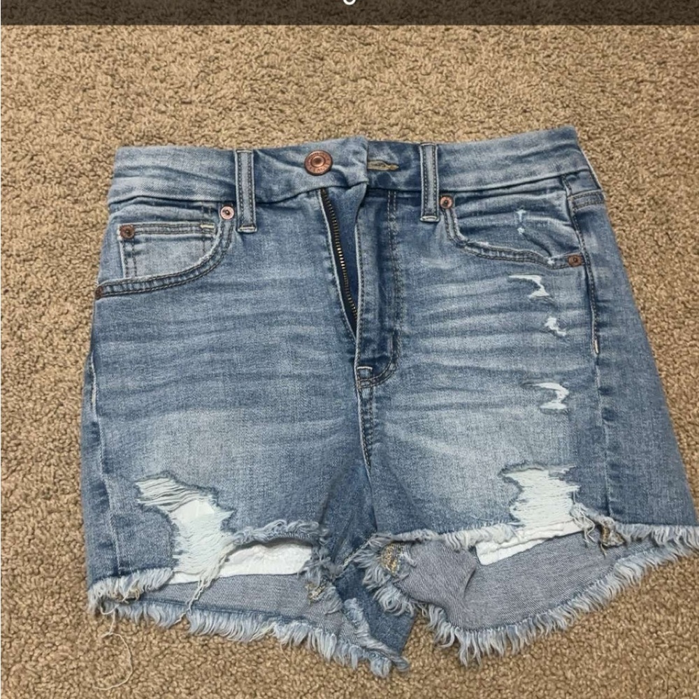 Denim Distressed Women Shorts